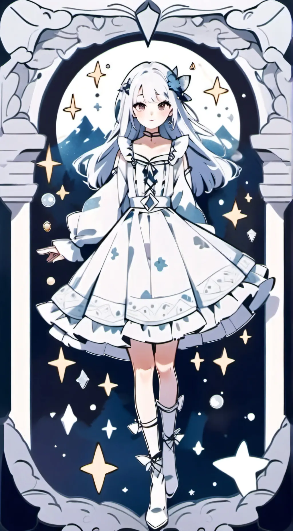 ai character: Serena  background