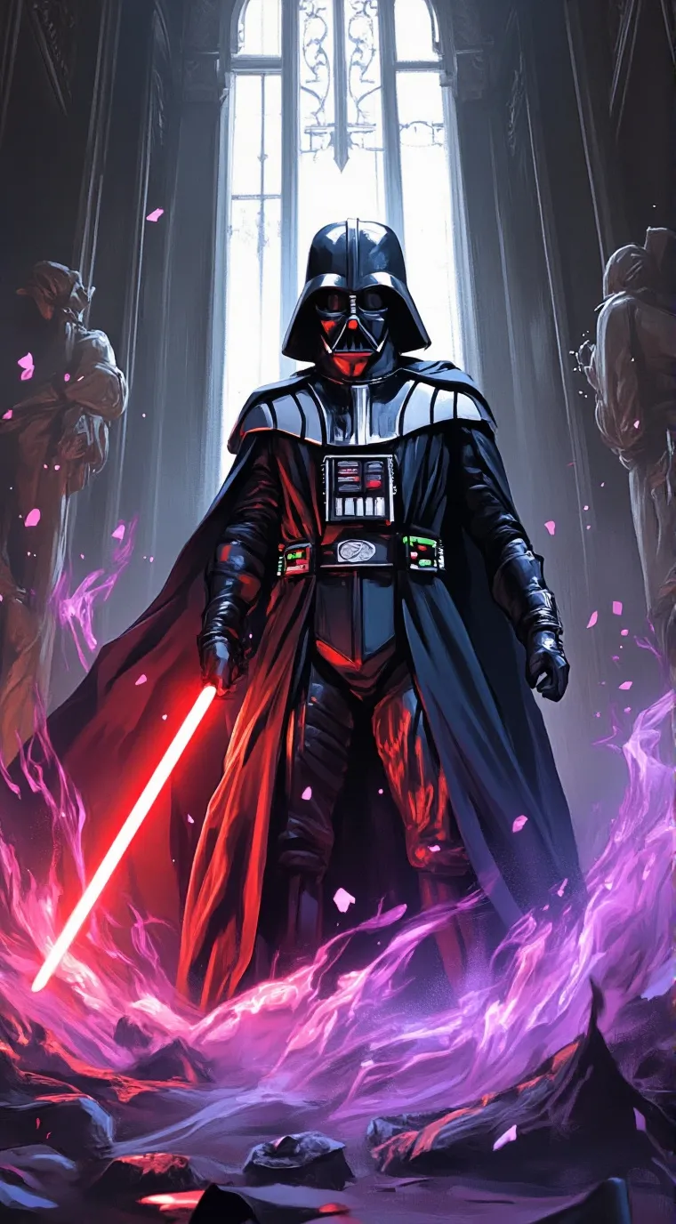 ai character: Darth Vader  background