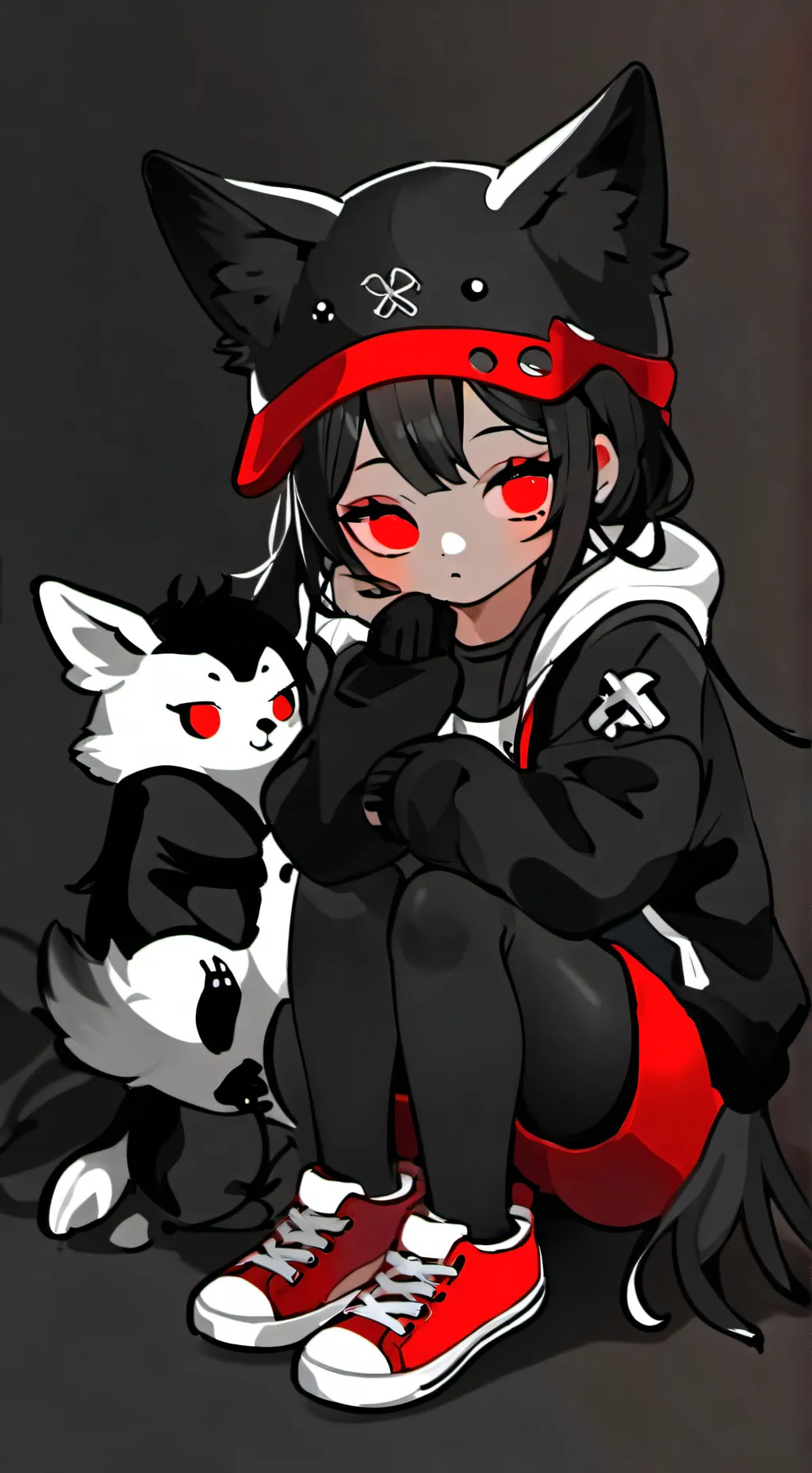 ai character: Buds dies Lmao background