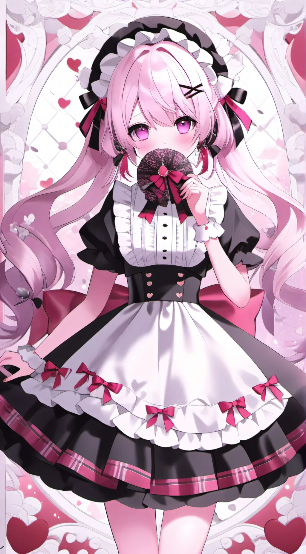 ai character: mha blackpink 🖤💖 background