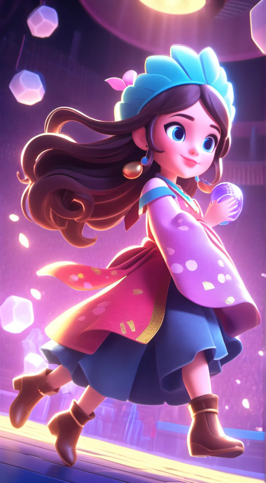 ai character: lily background