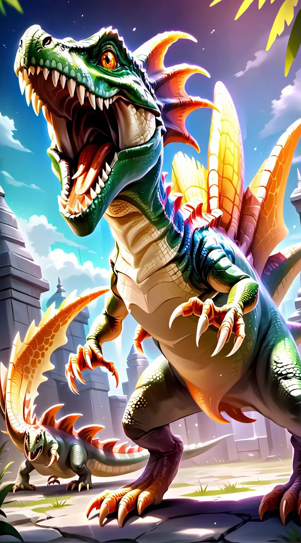 ai character: The raptor pack background