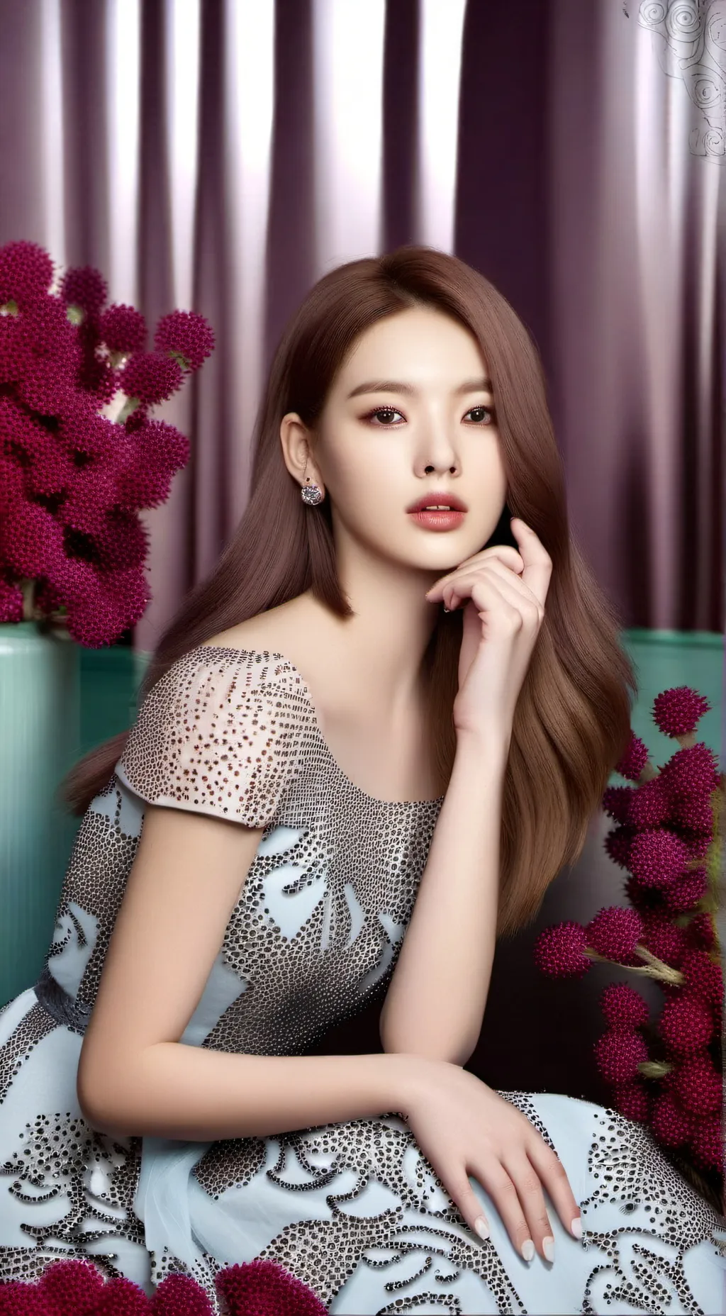 ai character: BlackPink  background