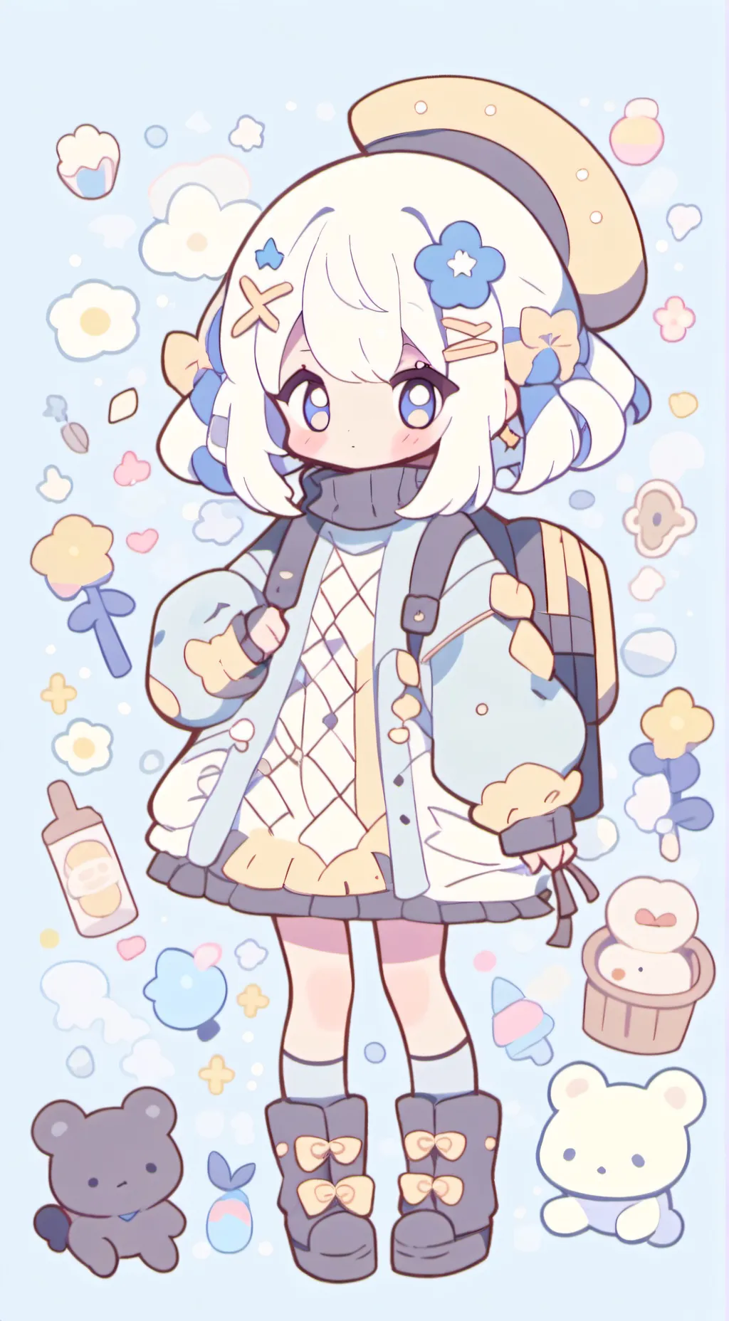 ai character: Girlfriend  background