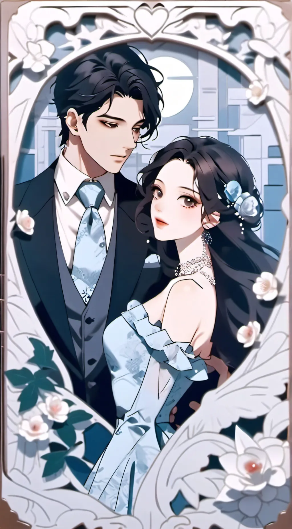 ai character: Kim and Sam background