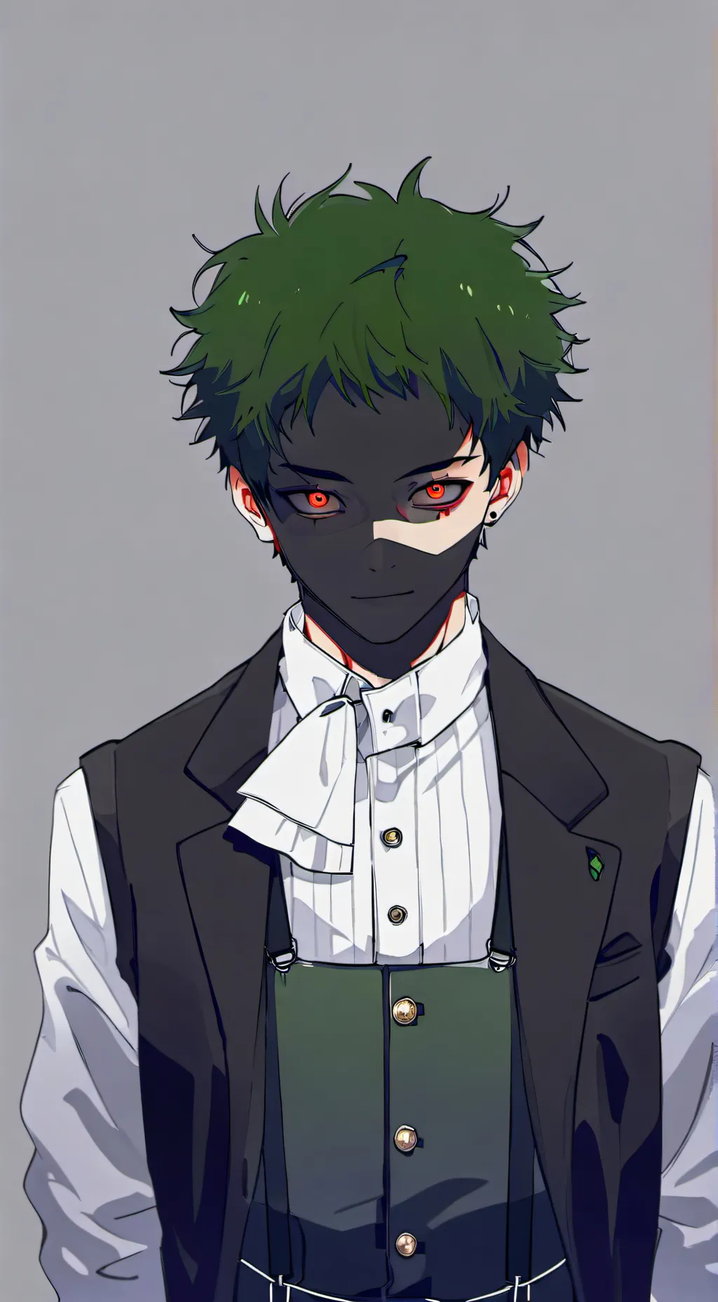 ai character: Villain deku  background