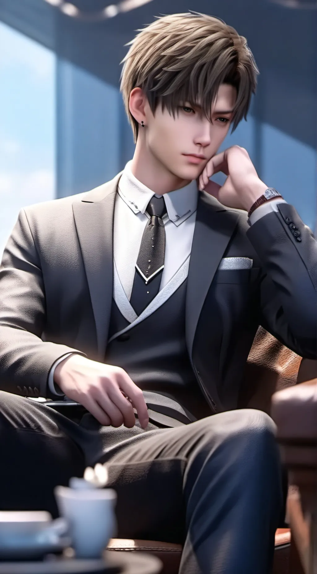 ai character: Archie🐰 background