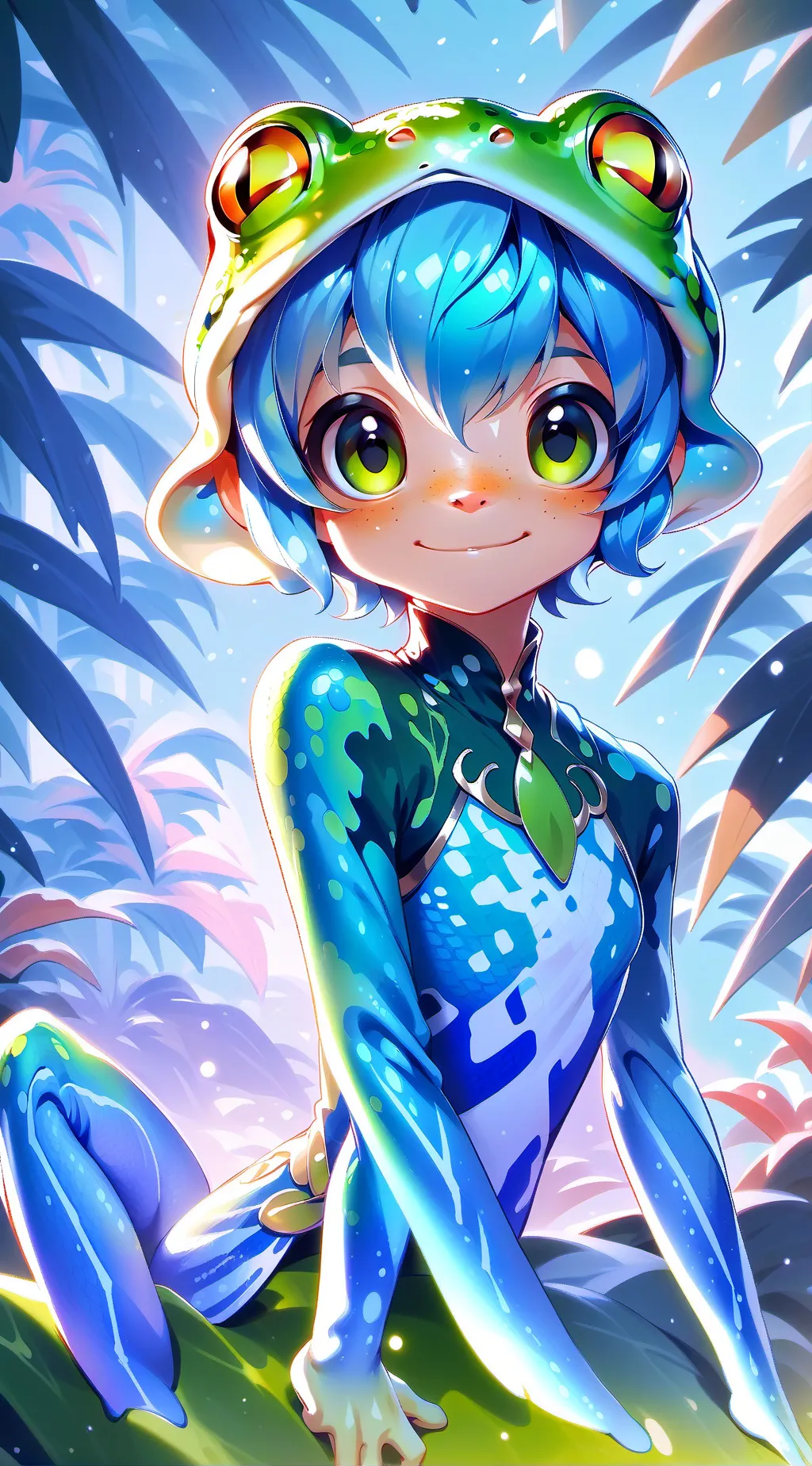 ai character: Caliente Camo Spir background