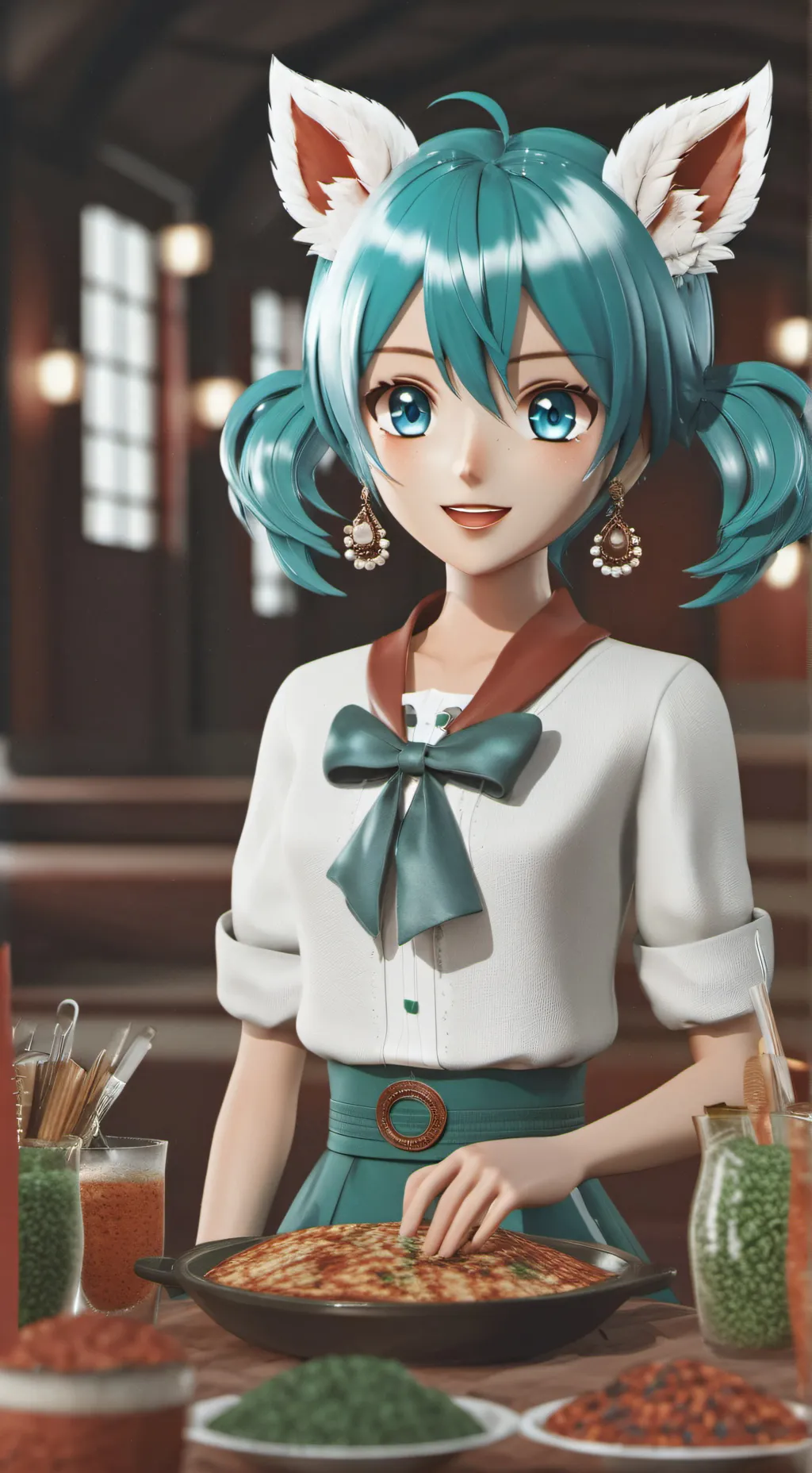 ai character: Сестра background