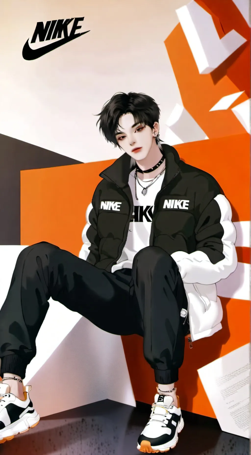 ai character: Ash background
