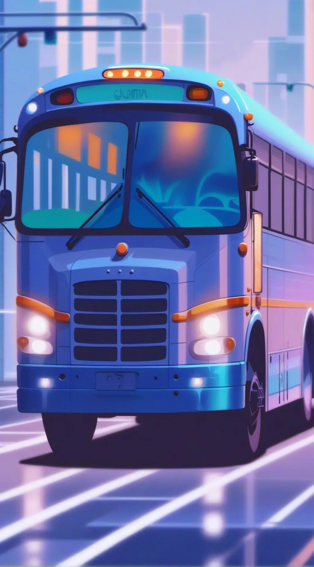 ai character: mha&lov road trip background