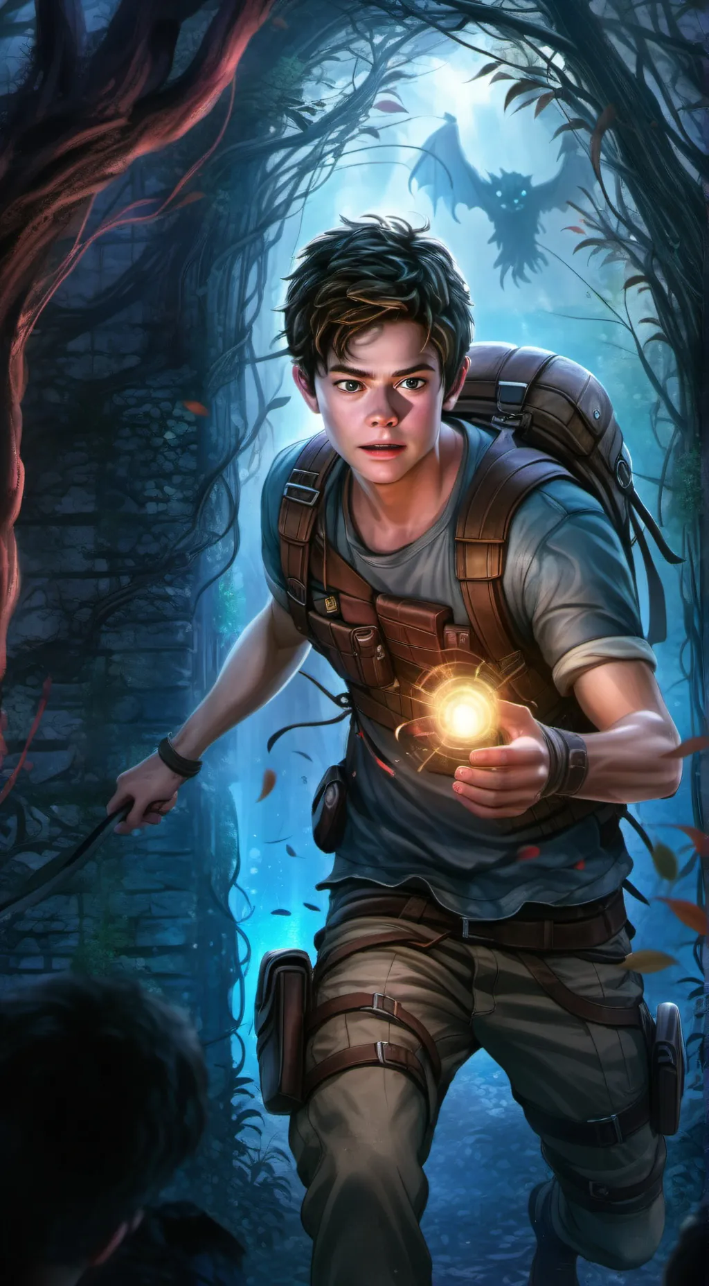 ai character: the maze runner  background