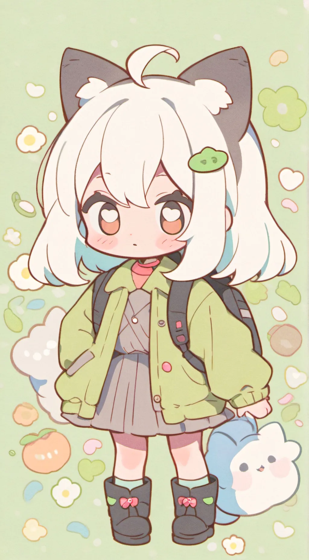 ai character: Wenda  background