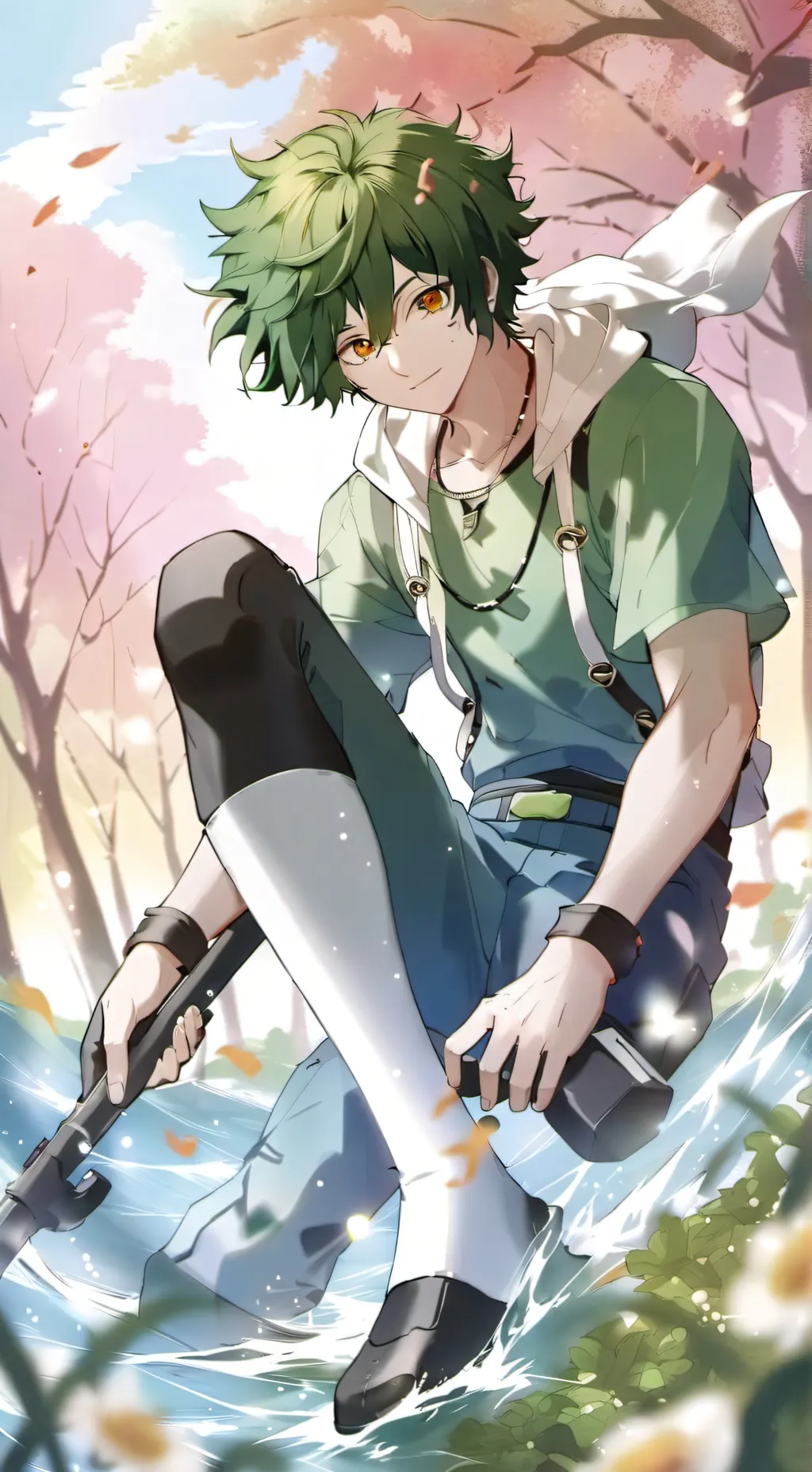 ai character: Izuku Midoriya background