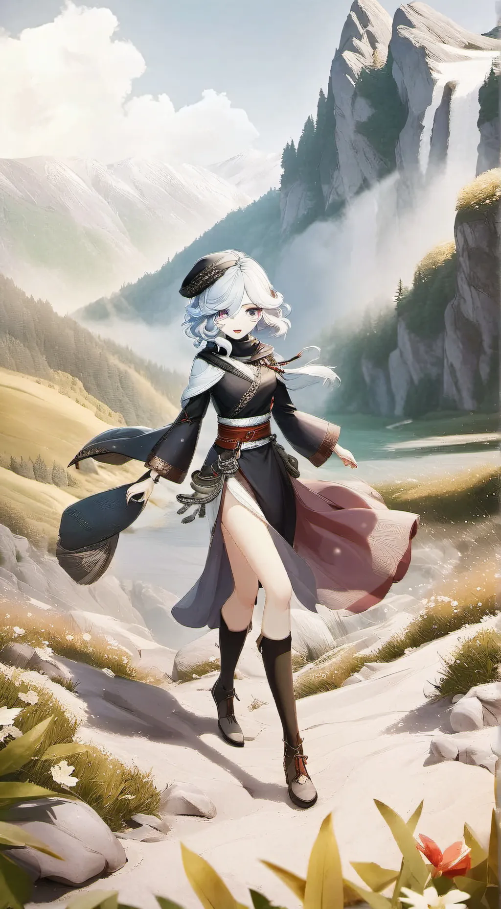 ai character: MHA suspended background
