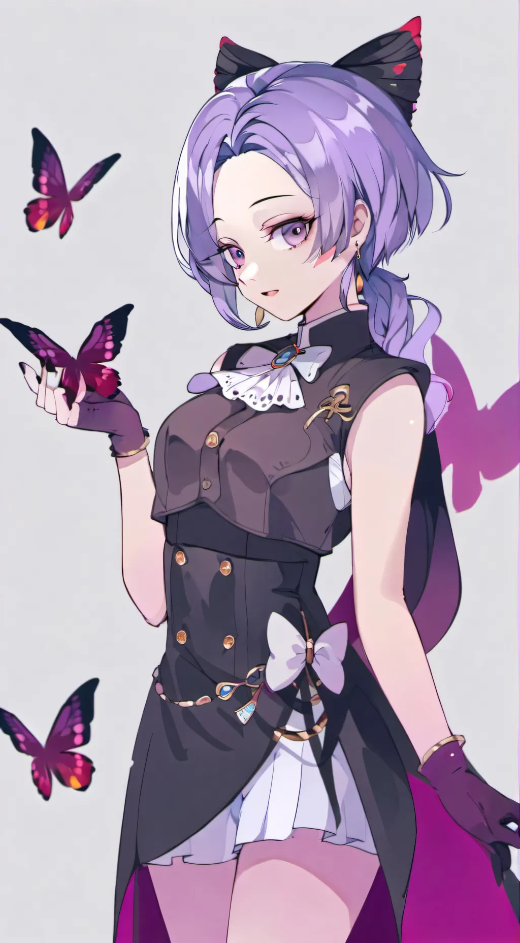 ai character: 𐀔 shinobu kochoᯓ★ background