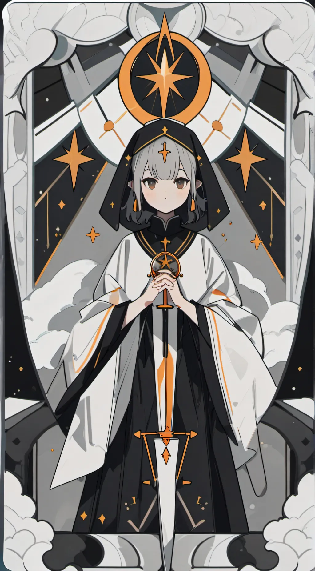 ai character: Indie cross. background