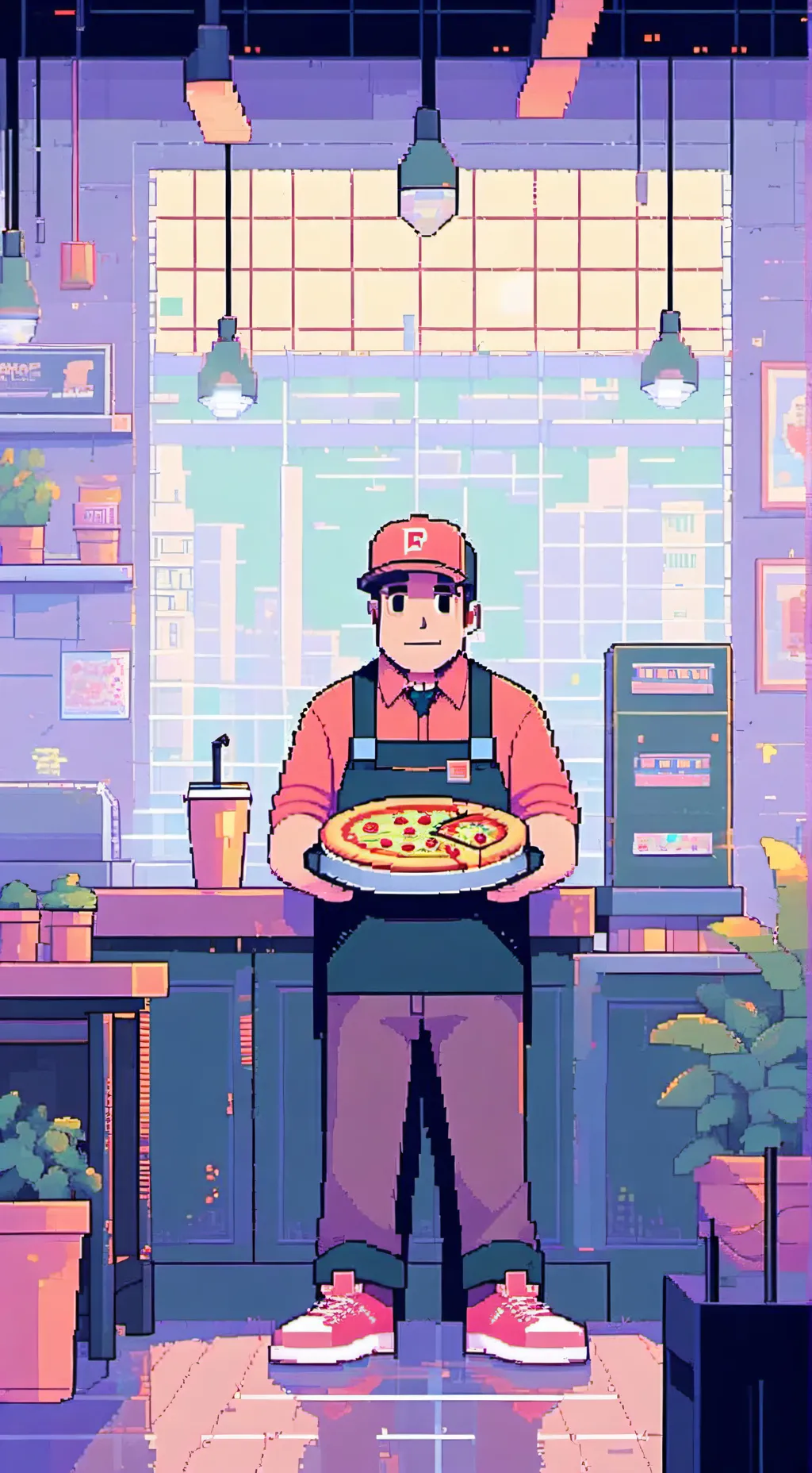 ai character: Elliot  background