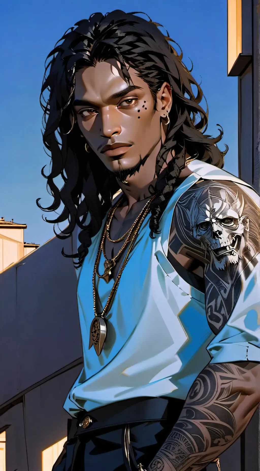 ai character: Griffin background