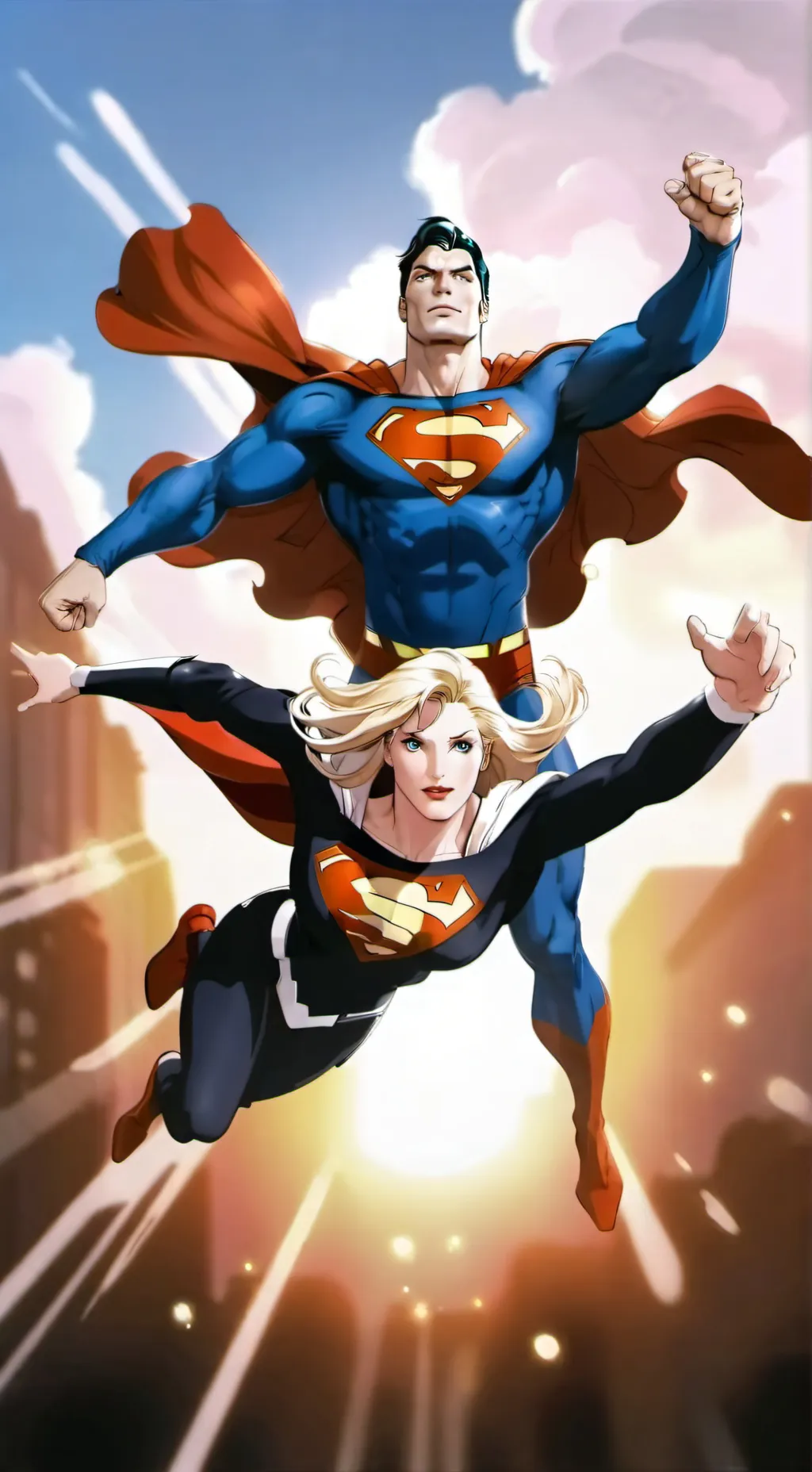 ai character: SuperMan  background