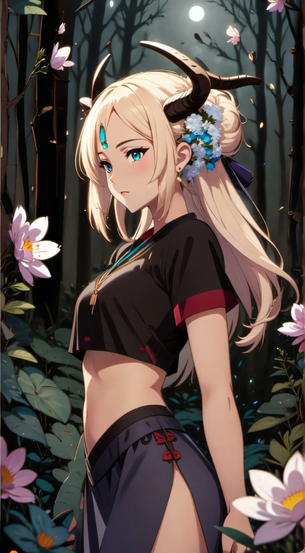 ai character: Nayük (Yuki) background
