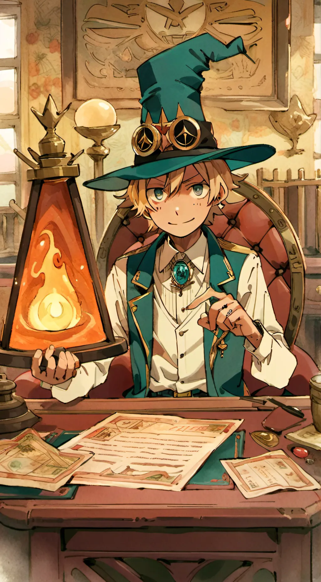 ai character:  powerful club rm background