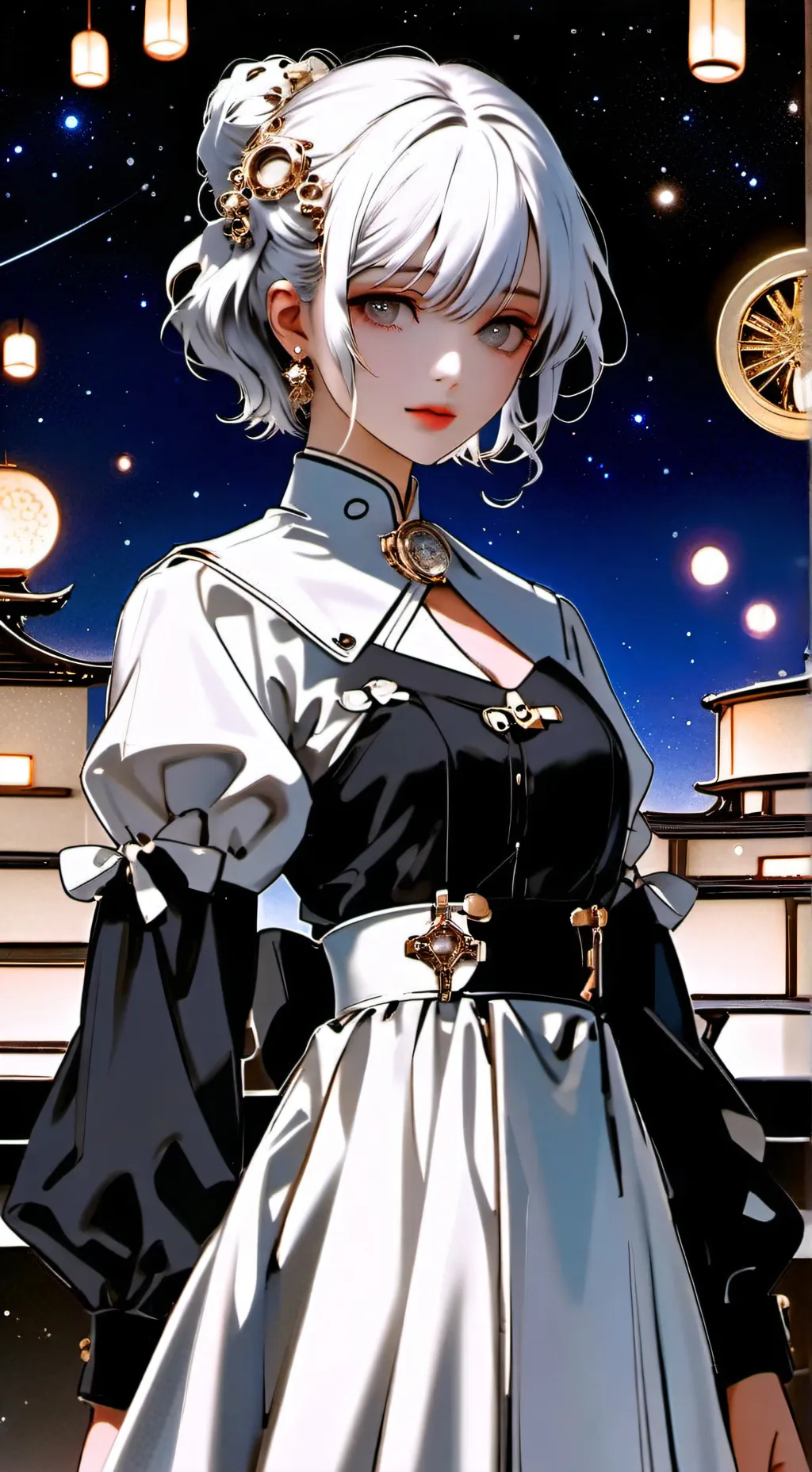 ai character: Stellar background
