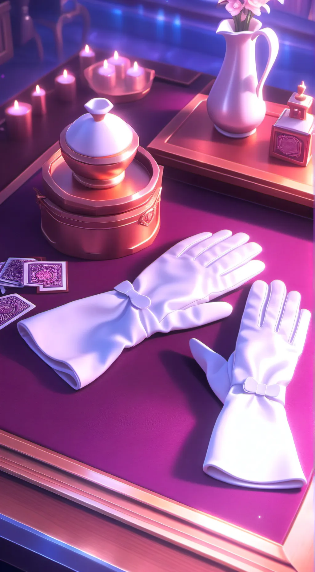 ai character: The Gloves background
