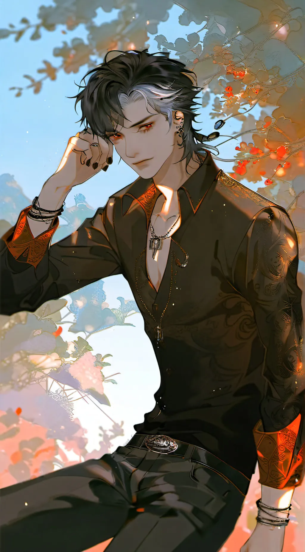 ai character: Lucifer background