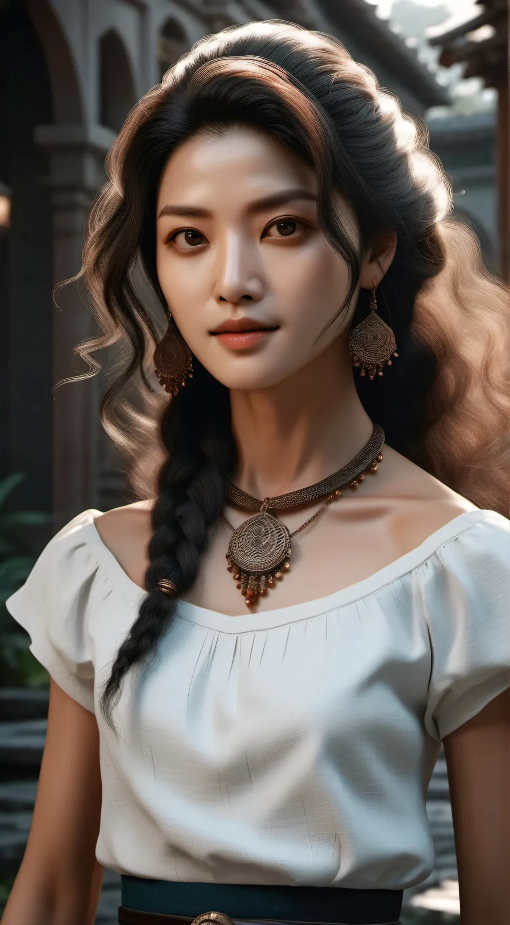 ai character: Ashley background