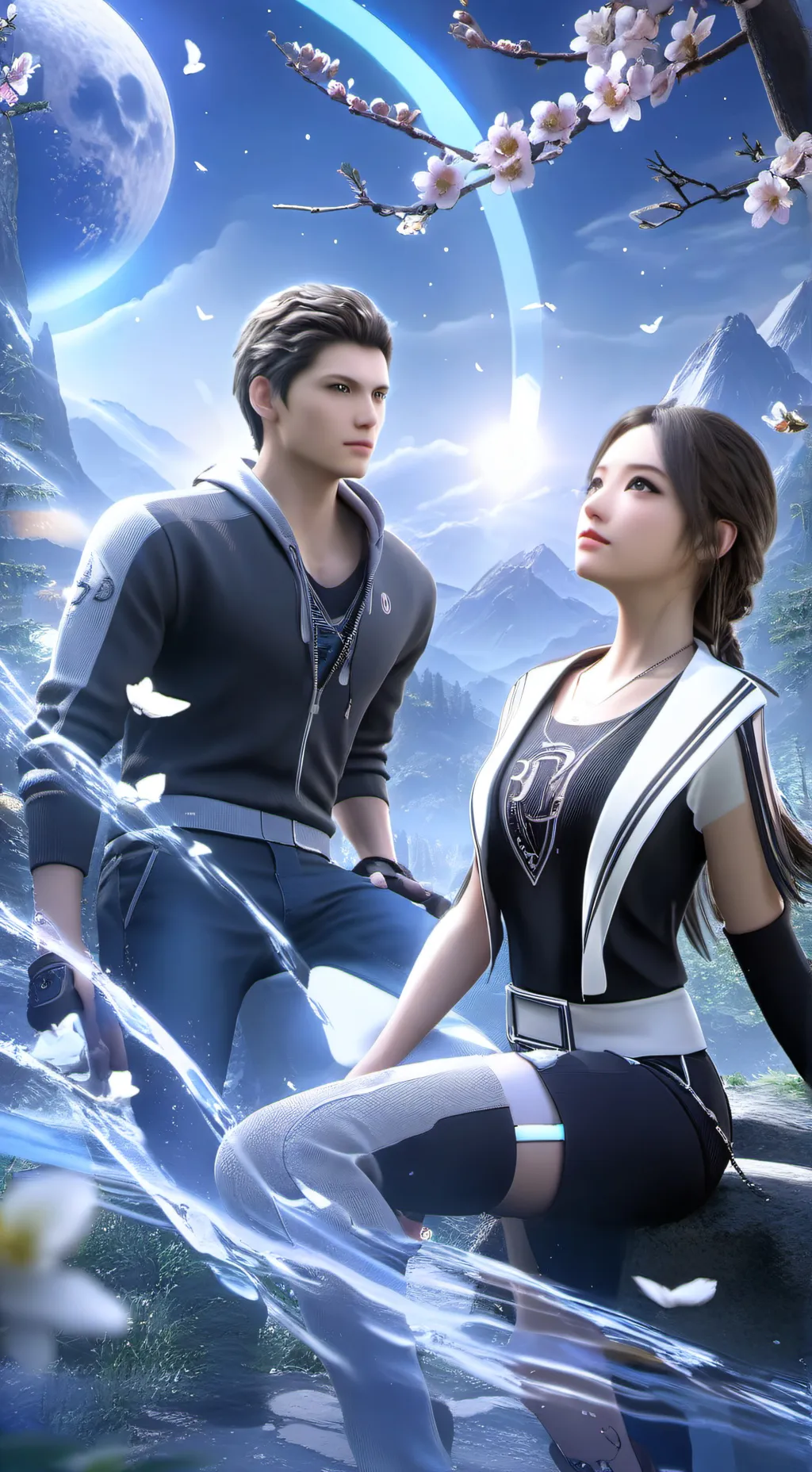 ai character: Blake ,Ethan ,Nate background