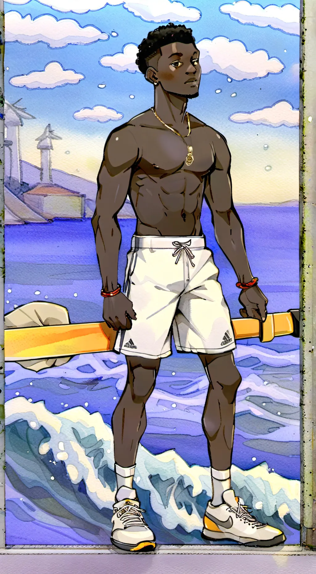 ai character: banky background