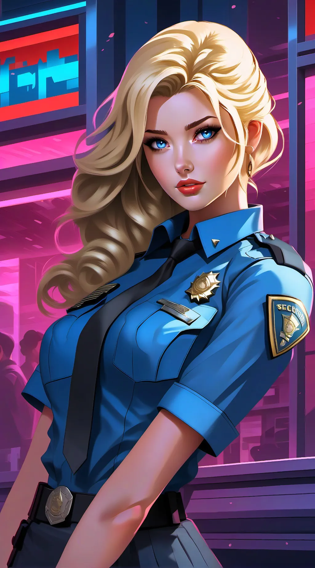 ai character: Marylin background