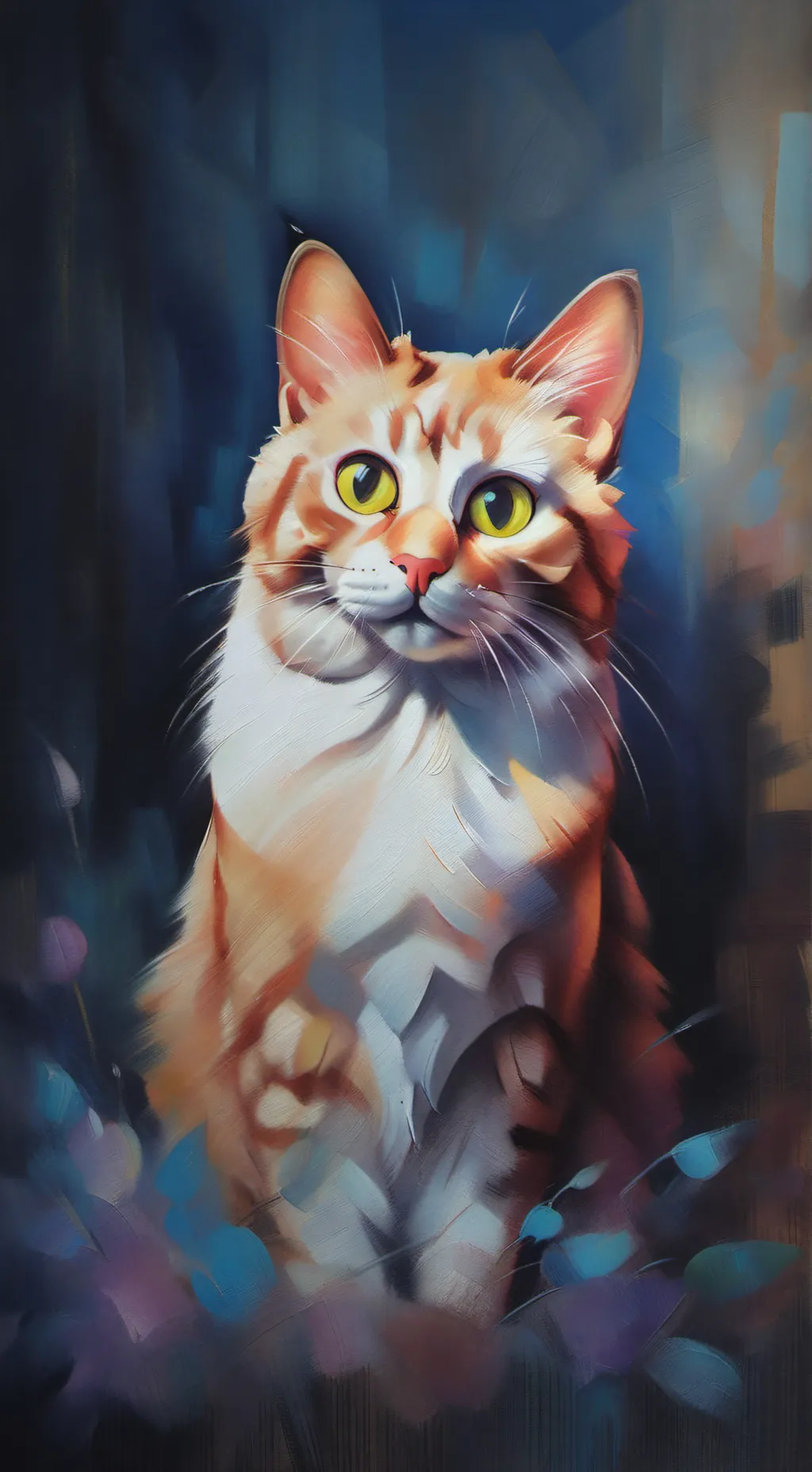 ai character: cat background