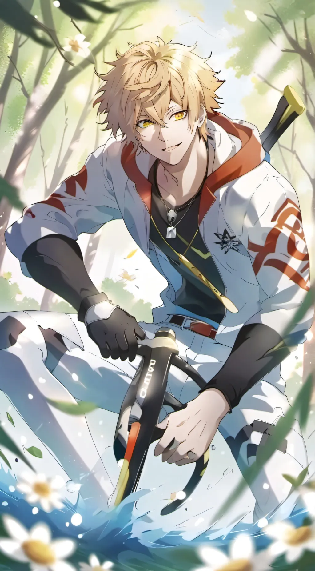 ai character: Nice bakugo background
