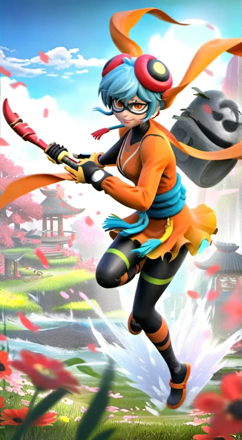 ai character: Fpe × Miraculous background