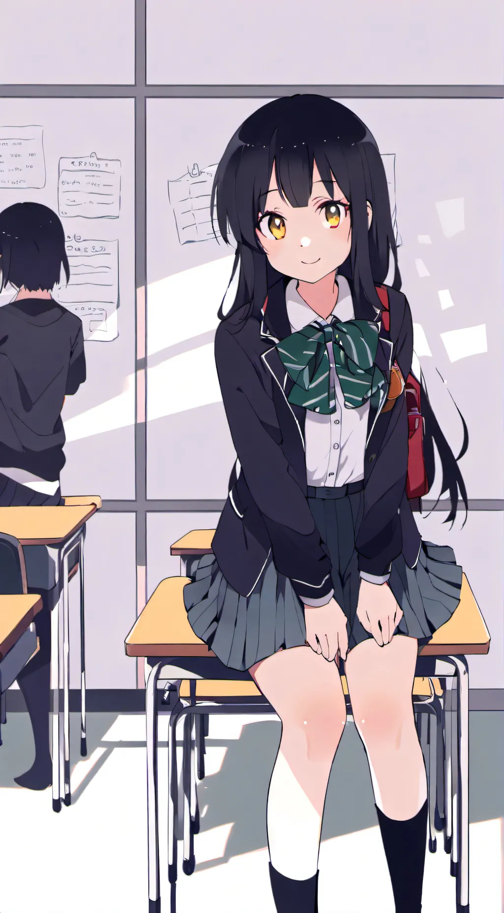 ai character: Saki background