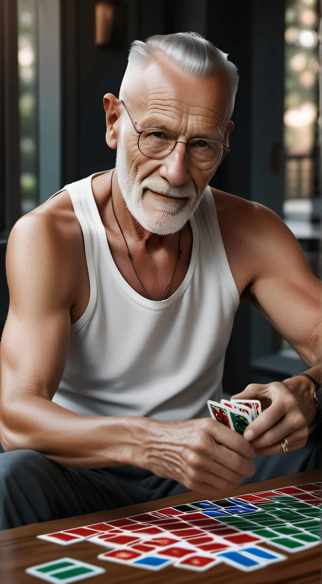 ai character: Grandpa background