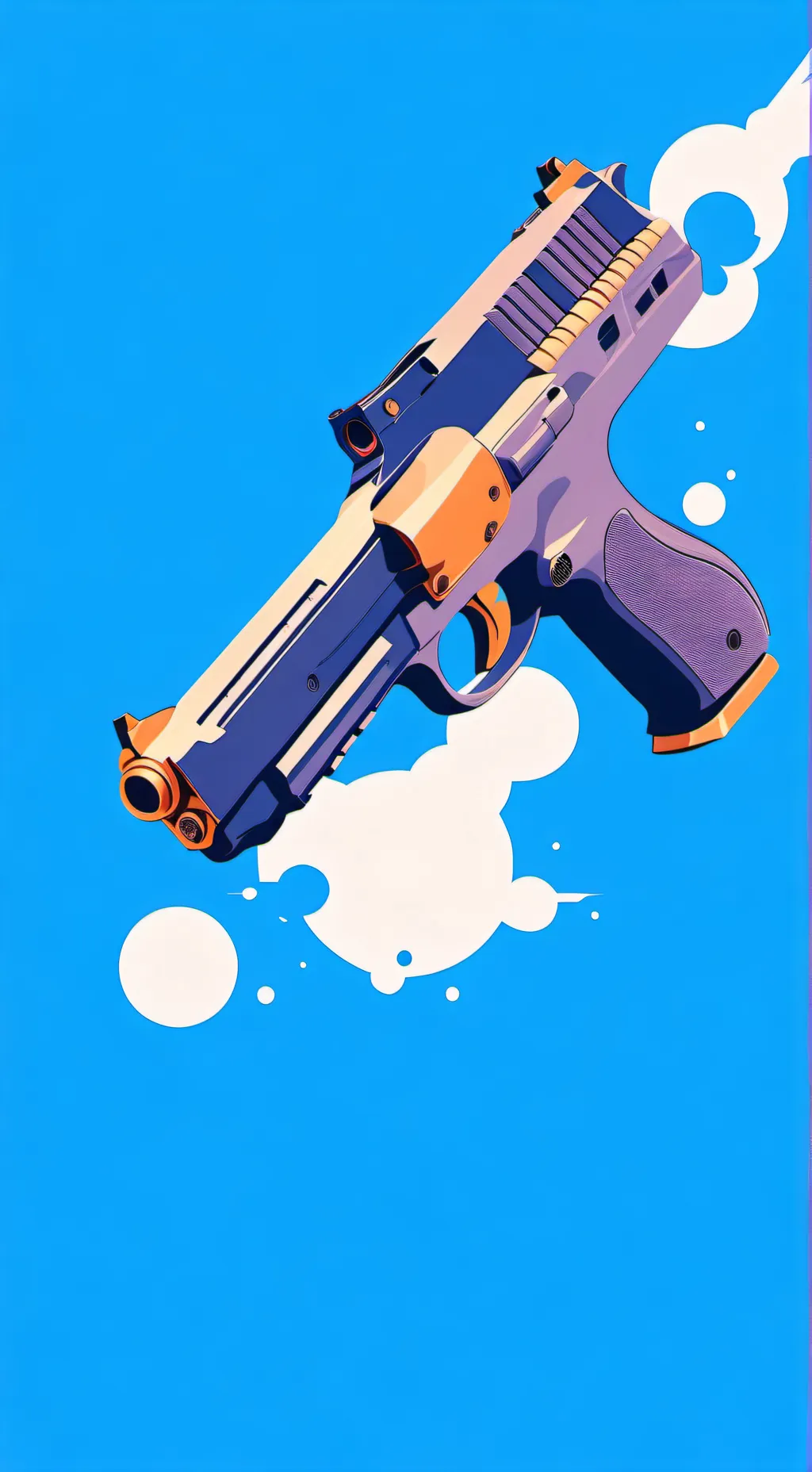 ai character: UNA  PISTOLA🔫 background