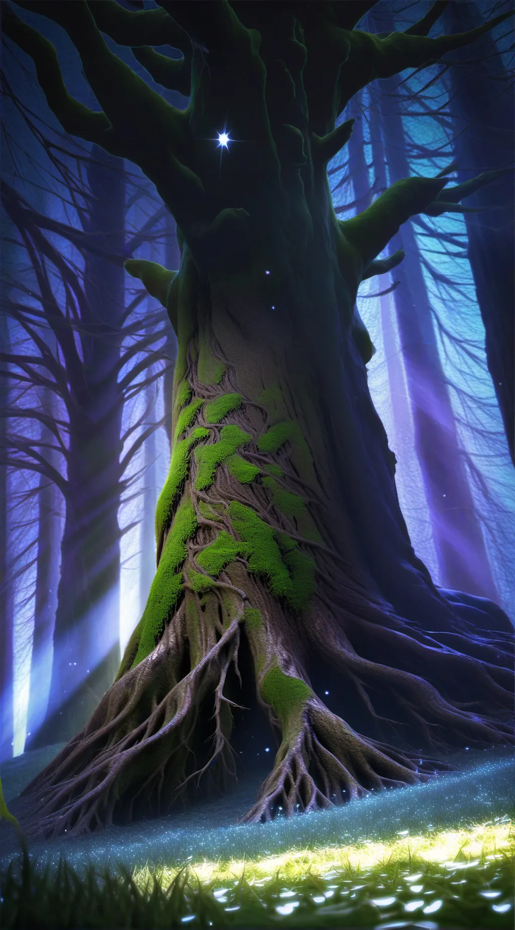 ai character: Woods background