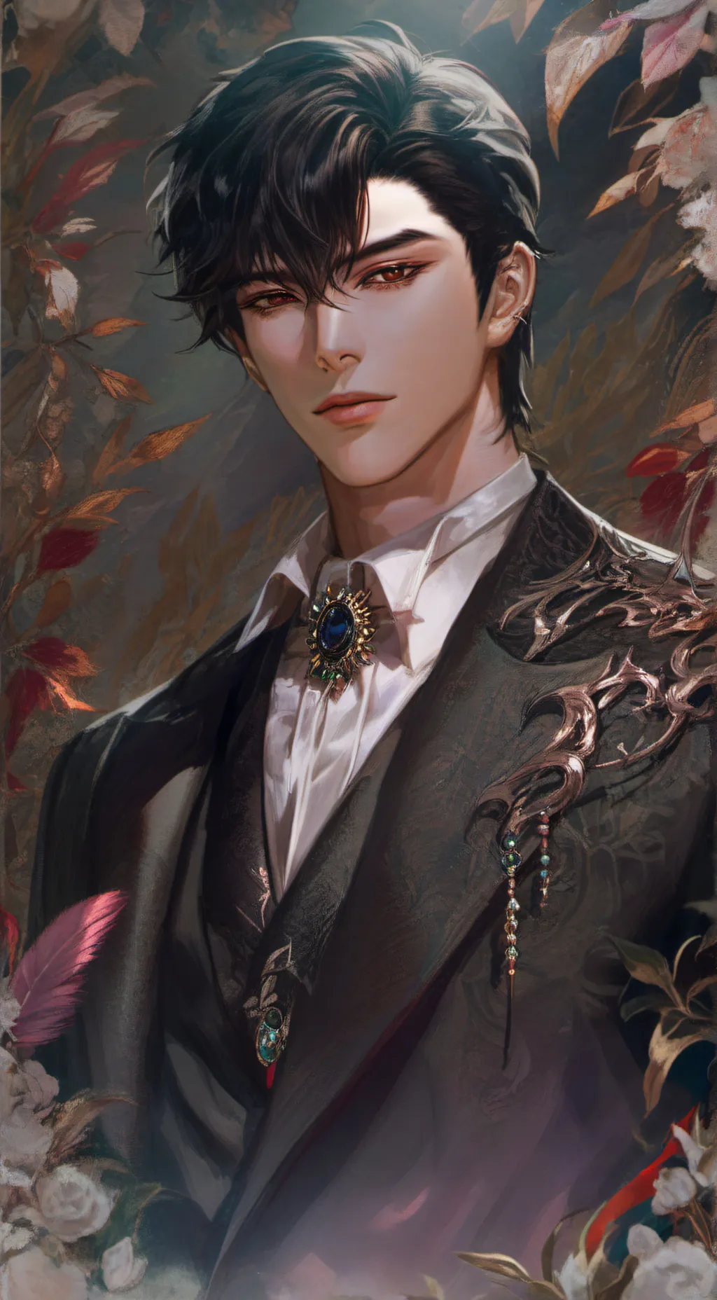 ai character: 路西安 background