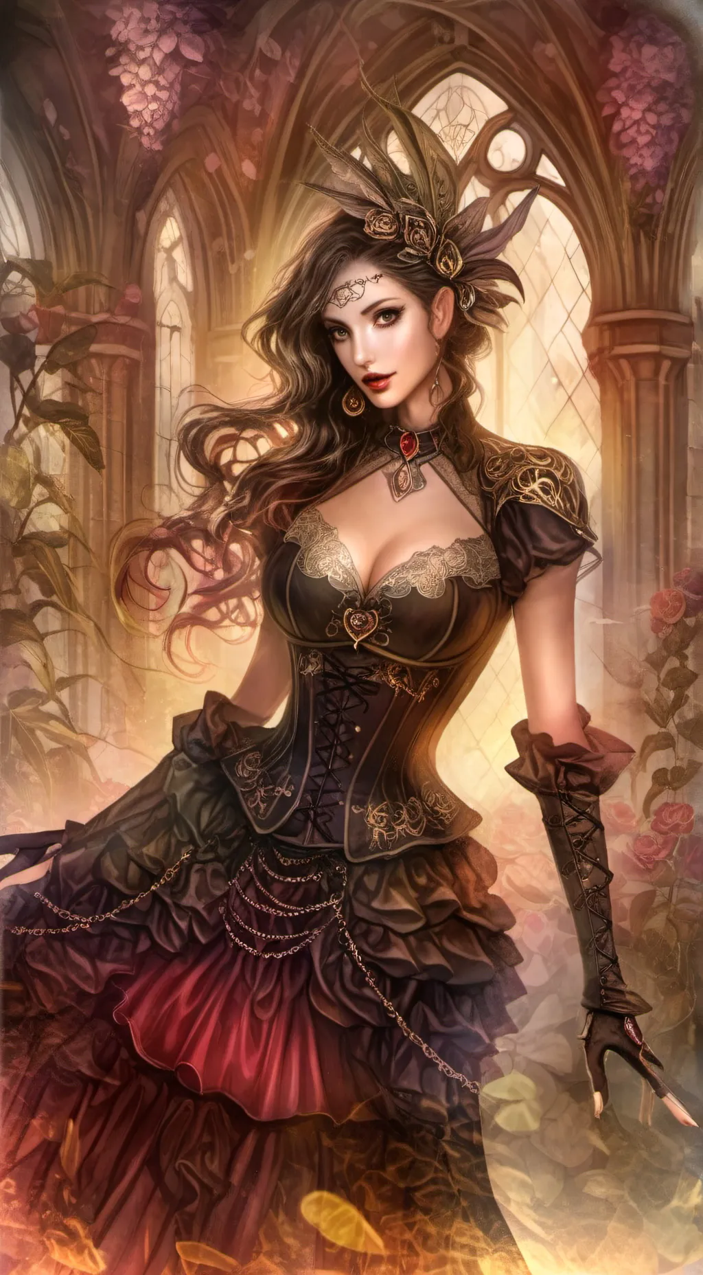 ai character: Maddison Sage background