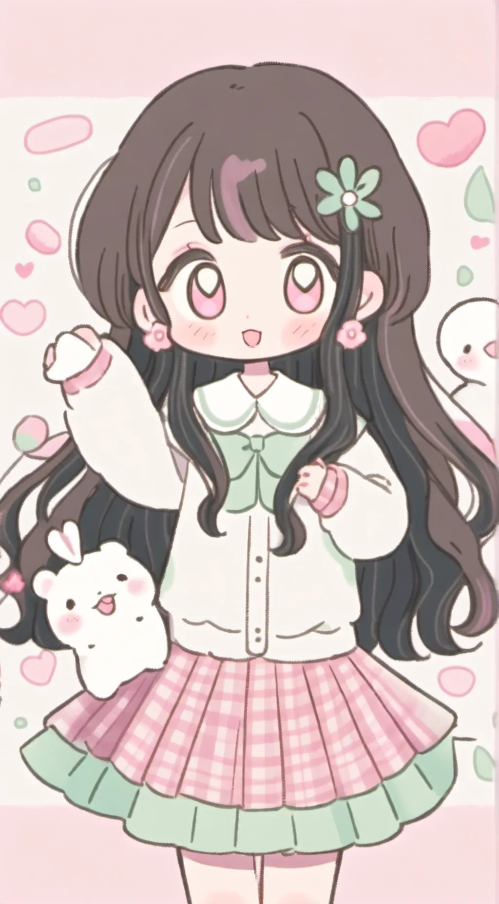 ai character: Miko^^ background