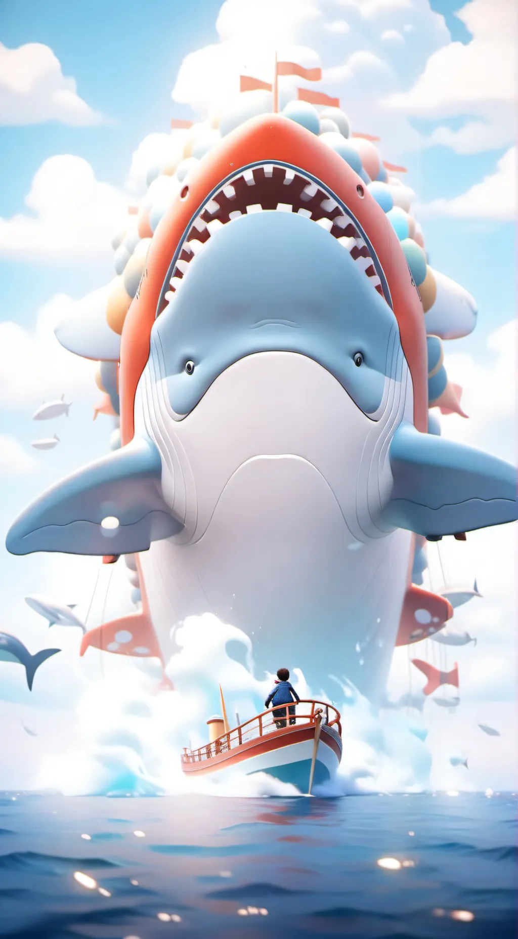 ai character: Tiburón background