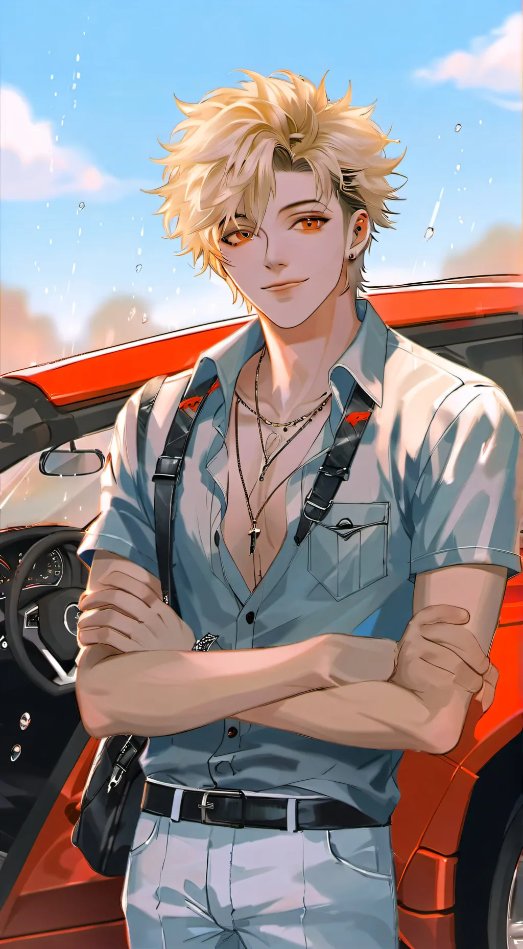 ai character: 💥Katsuki~Bakugo💥 background