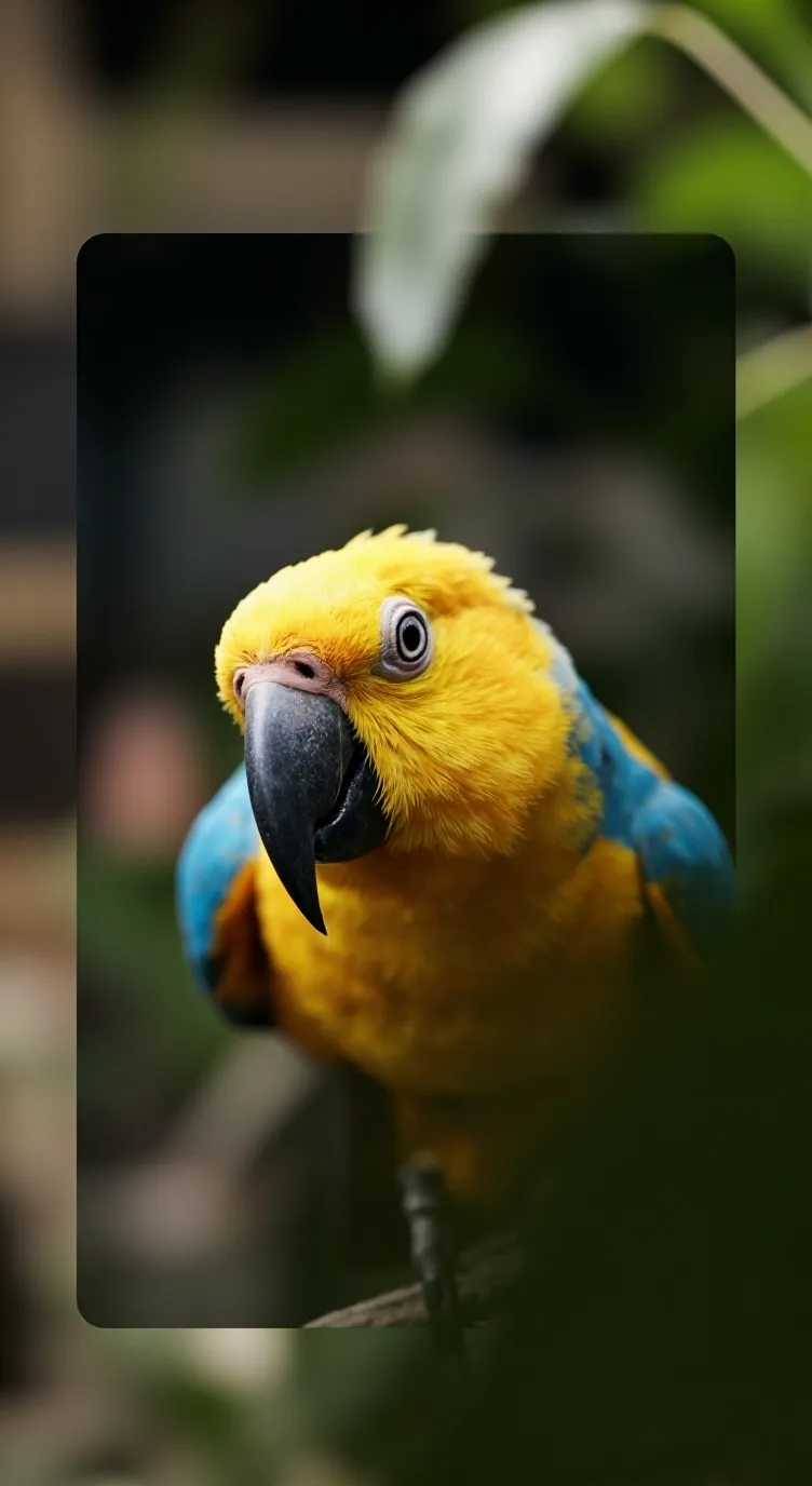 ai character: guess parrot background
