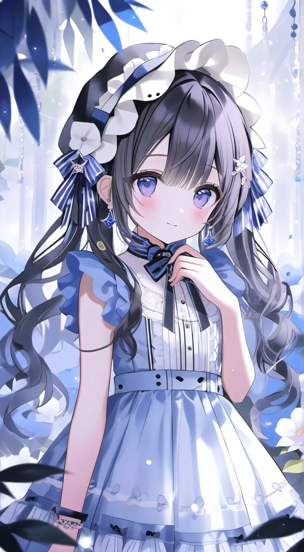 ai character: chicle morado background