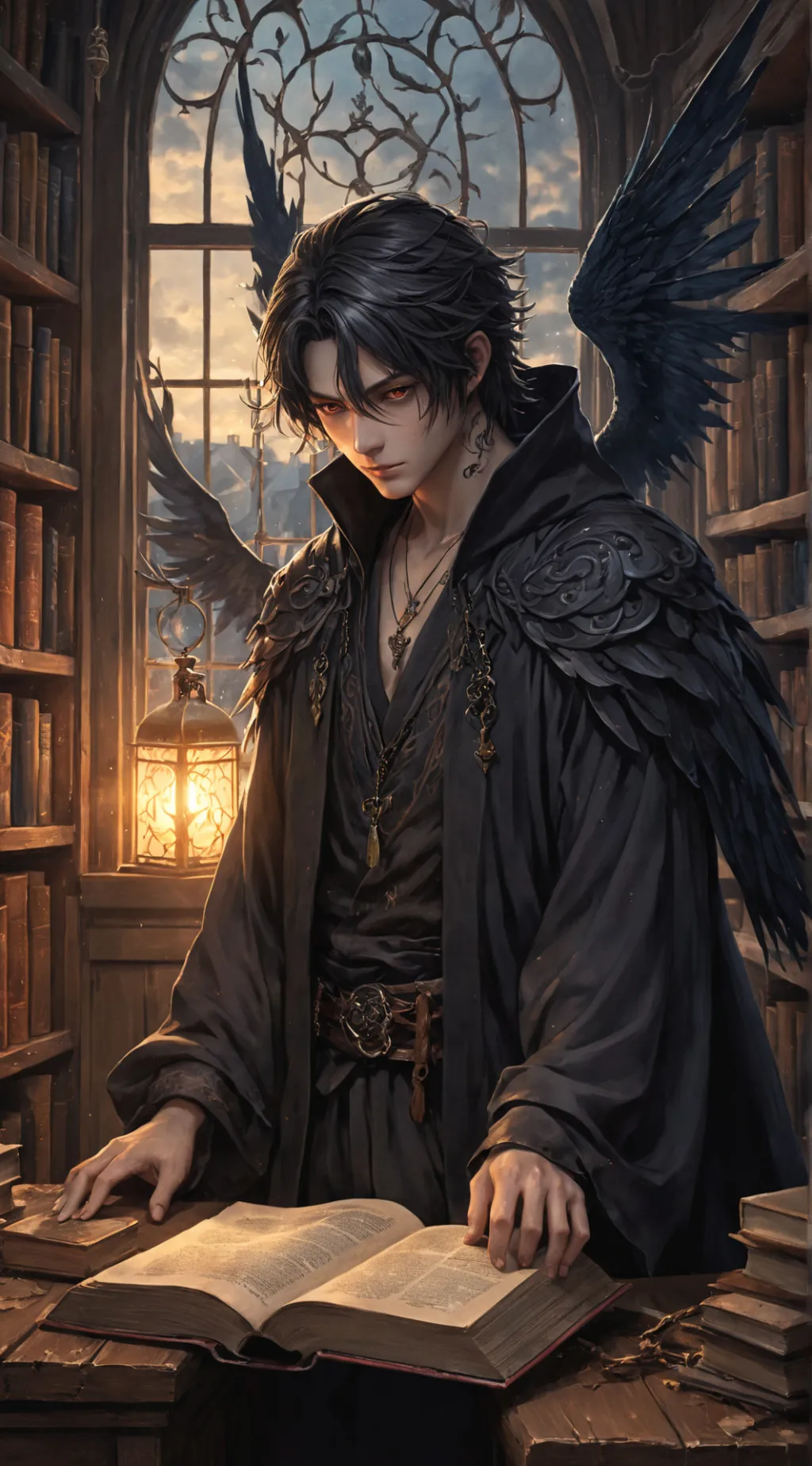 ai character: Lucien background