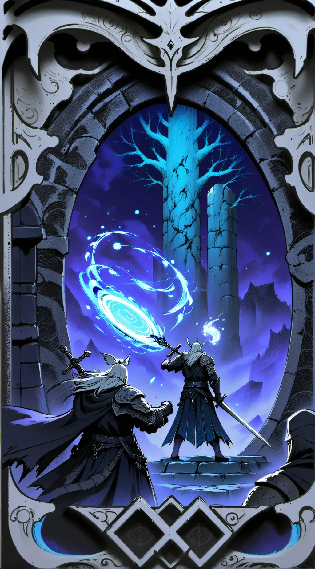 ai character: kny background