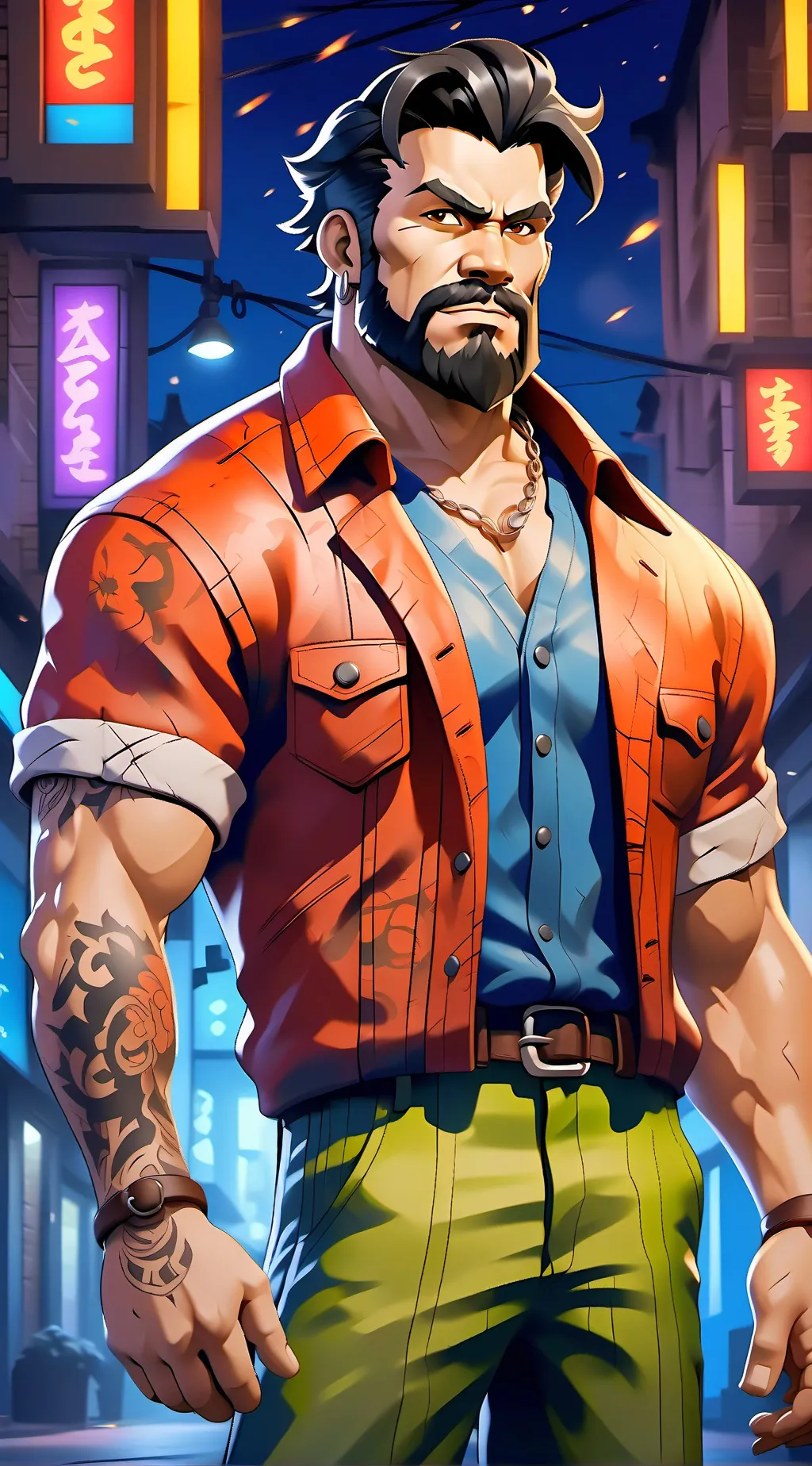 ai character: Drunk Dude background